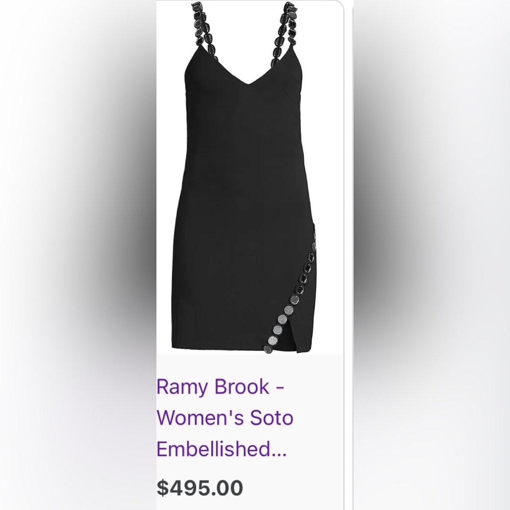 Ramy Brook Embellished Mini Dress - Picture 2 of 9